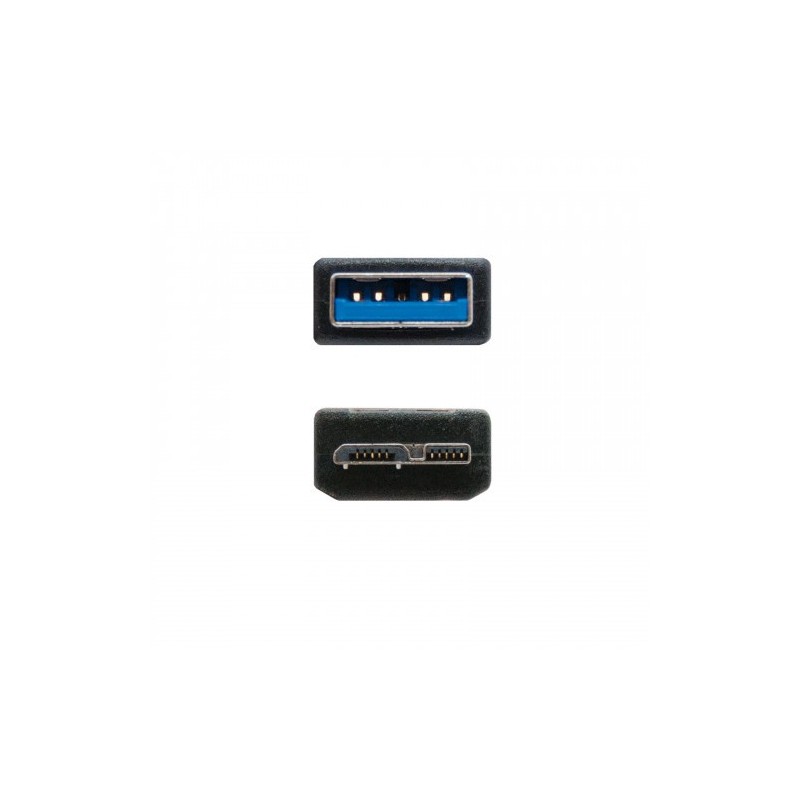 Nanocable CABLE USB 3.0, TIPO A/M-MICRO B/M, NEGRO, 1.0 M