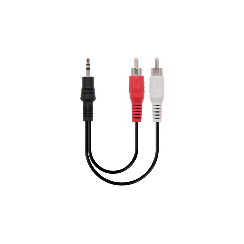 Nanocable CABLE AUDIO ESTEREO 3.5/M-2xRCA/M 1.5 M