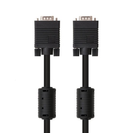 Nanocable CABLE SVGA CON FERRITA, HDB15/M-HDB15/M, 15 M