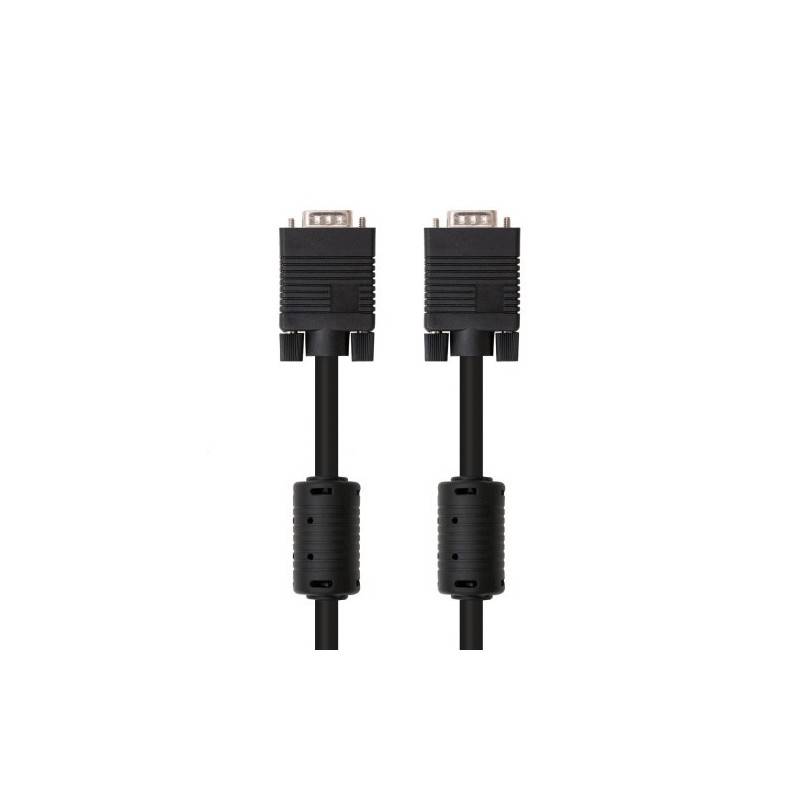 Nanocable CABLE SVGA CON FERRITA, HDB15/M-HDB15/M, 15 M