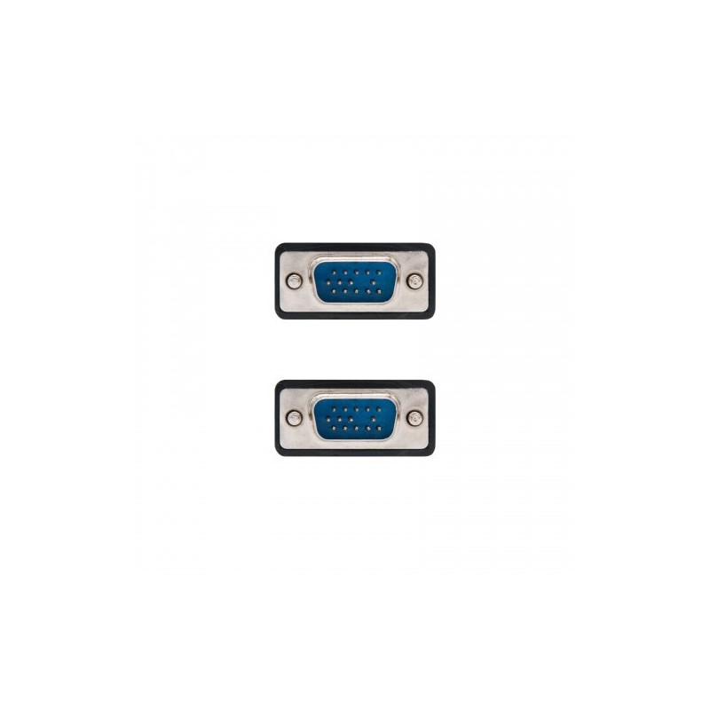 Nanocable CABLE SVGA CON FERRITA, HDB15/M-HDB15/M, 15 M