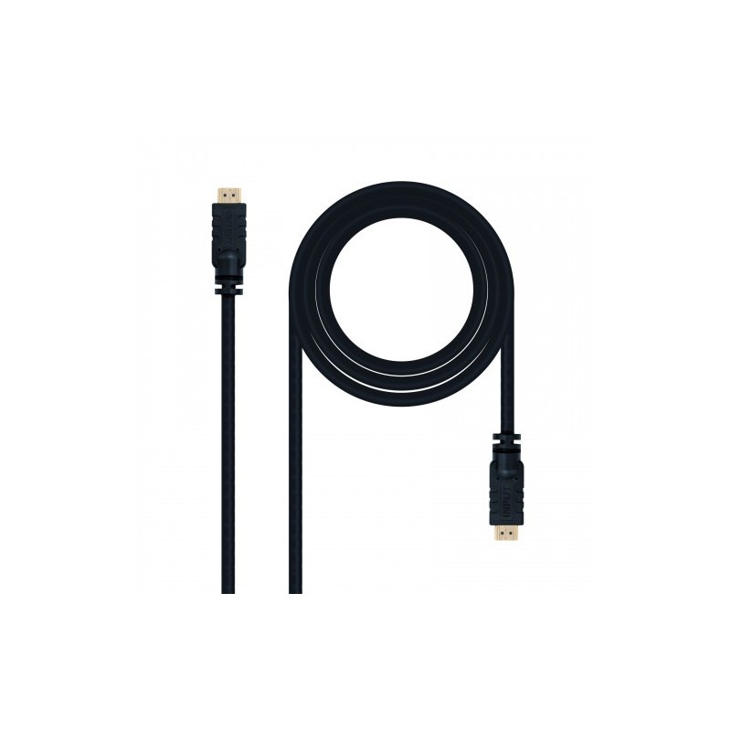 Nanocable CABLE HDMI V1.4 (ALTA VELOCIDAD / HEC) CON REPETIDOR, A/M-A/M, 15 M