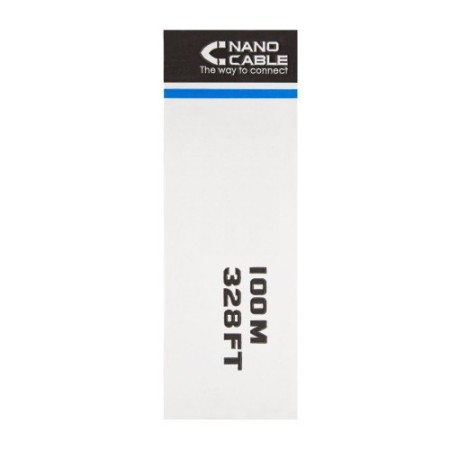 Nanocable CABLE RED RJ45 CAT.5E UTP FLEXIBLE AWG24, 100 M
