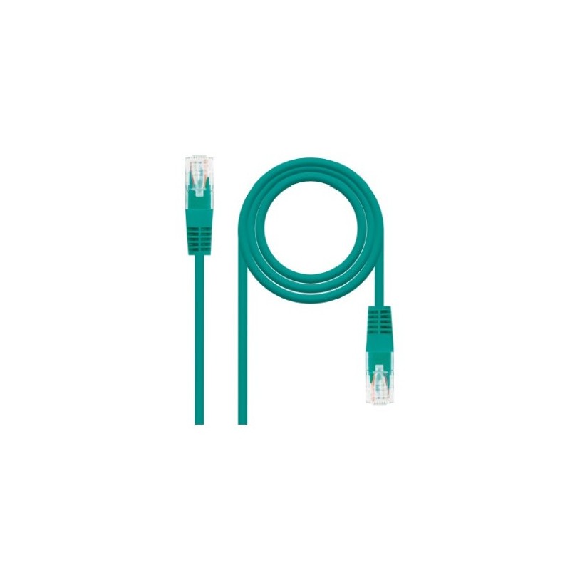 NANOCABLE CABLE RED LATIGUILLO RJ45 CAT.6 UTP AWG24, VERDE, 2.0 M (10.20.0402-GR)