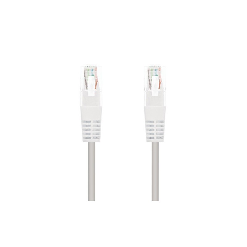 Nanocable CABLE RED LATIGUILLO RJ45 CAT.6 UTP AWG24, BLANCO, 2.0 M