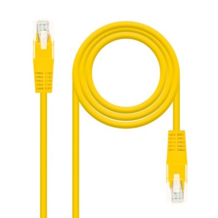 NANOCABLE CABLE RED LATIGUILLO RJ45 CAT.6 UTP AWG24, AMARILLO, 0.5 M (10.20.0400-Y)