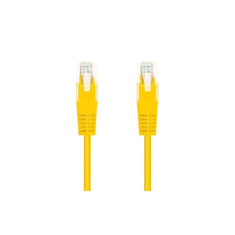 NANOCABLE CABLE RED LATIGUILLO RJ45 CAT.6 UTP AWG24, AMARILLO, 0.5 M (10.20.0400-Y)