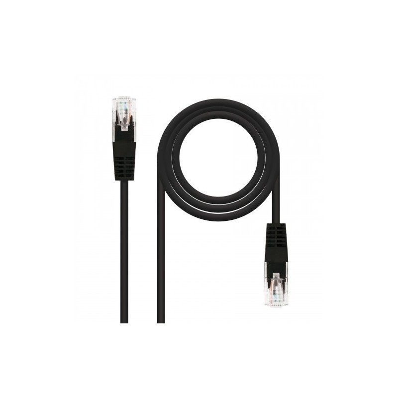 Nanocable 10.20.0401-BK cable de red 1 m Cat6e U/UTP (UTP) Negro