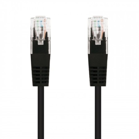 Nanocable 10.20.0401-BK cable de red 1 m Cat6e U/UTP (UTP) Negro