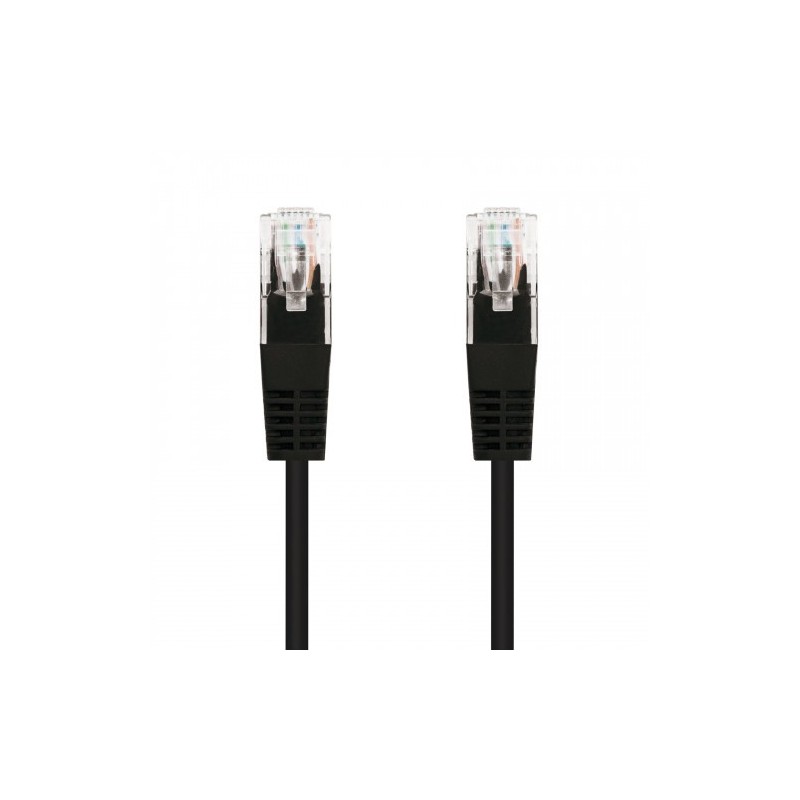 Nanocable 10.20.0401-BK cable de red 1 m Cat6e U/UTP (UTP) Negro