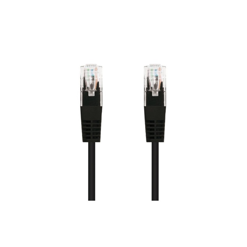 Nanocable 10.20.0402-BK cable de red 2 m Cat6e U/UTP (UTP) Negro