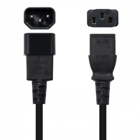 Nanocable CABLE ALIM. CPU C13/H-C14/M 1.5 M