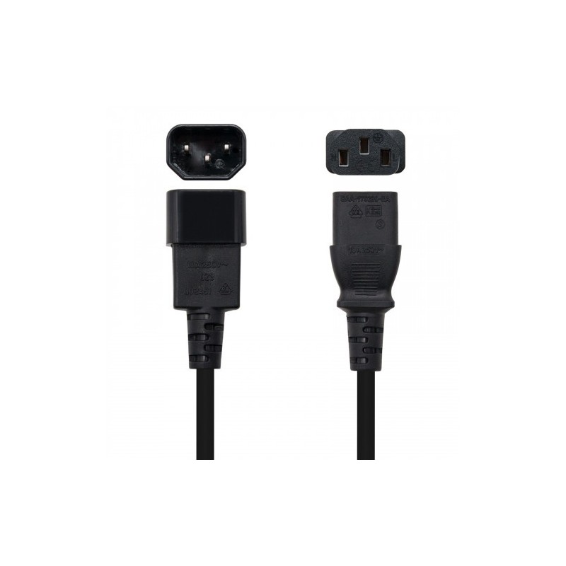 Nanocable CABLE ALIM. CPU C13/H-C14/M 1.5 M