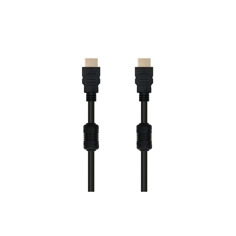 Nanocable CABLE HDMI V1.4 (ALTA VELOCIDAD / HEC) CON FERRITA, A/M-A/M, 1.8 M