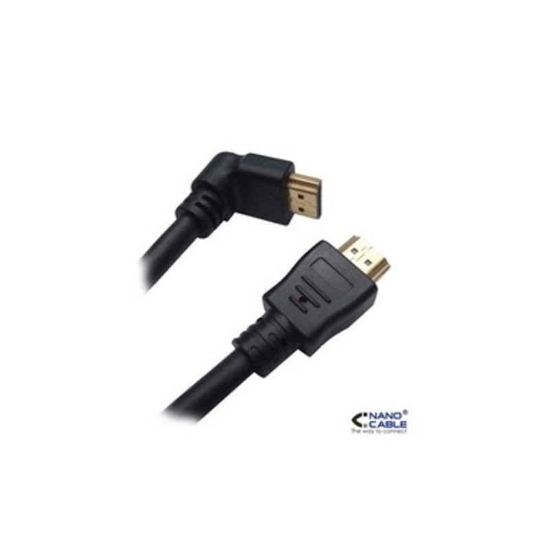 Nanocable CABLE HDMI ACODADO V1.4 (ALTA VELOCIDAD / HEC), A/M-A/M, 1.8 M