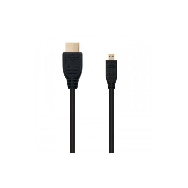 Nanocable CABLE MICRO HDMI V1.4 (ALTA VELOCIDAD / HEC), A/M-D/M, 1.8 M
