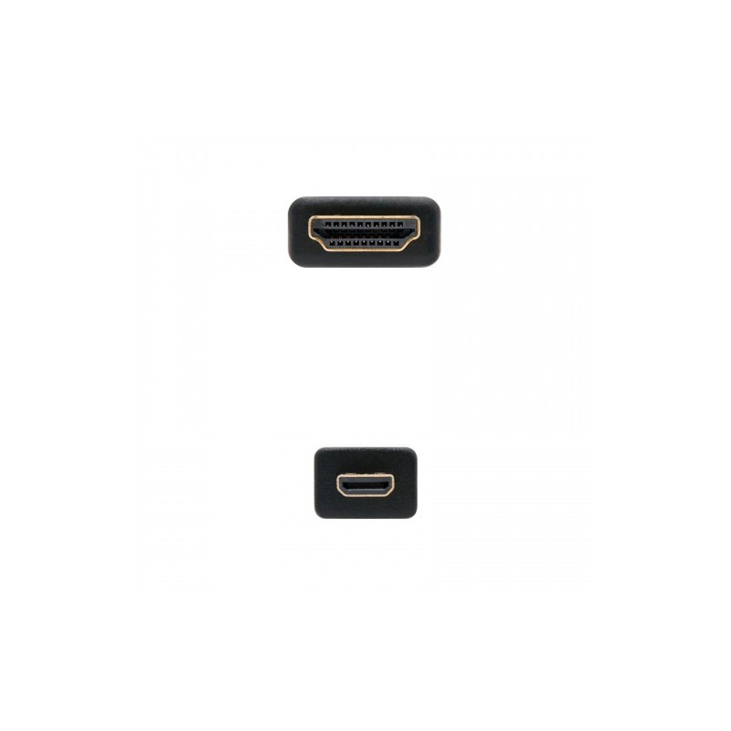 Nanocable CABLE MICRO HDMI V1.4 (ALTA VELOCIDAD / HEC), A/M-D/M, 1.8 M