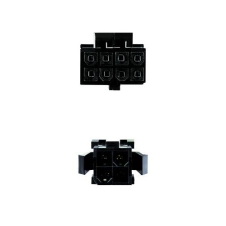 NANOCABLE CABLE ALIM., 4PIN/H-4+4PIN/M, 15CM (10.19.1401)