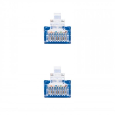 Nanocable CABLE RED LATIGUILLO RJ45 CAT.5E UTP AWG24, AZUL, 2.0 M