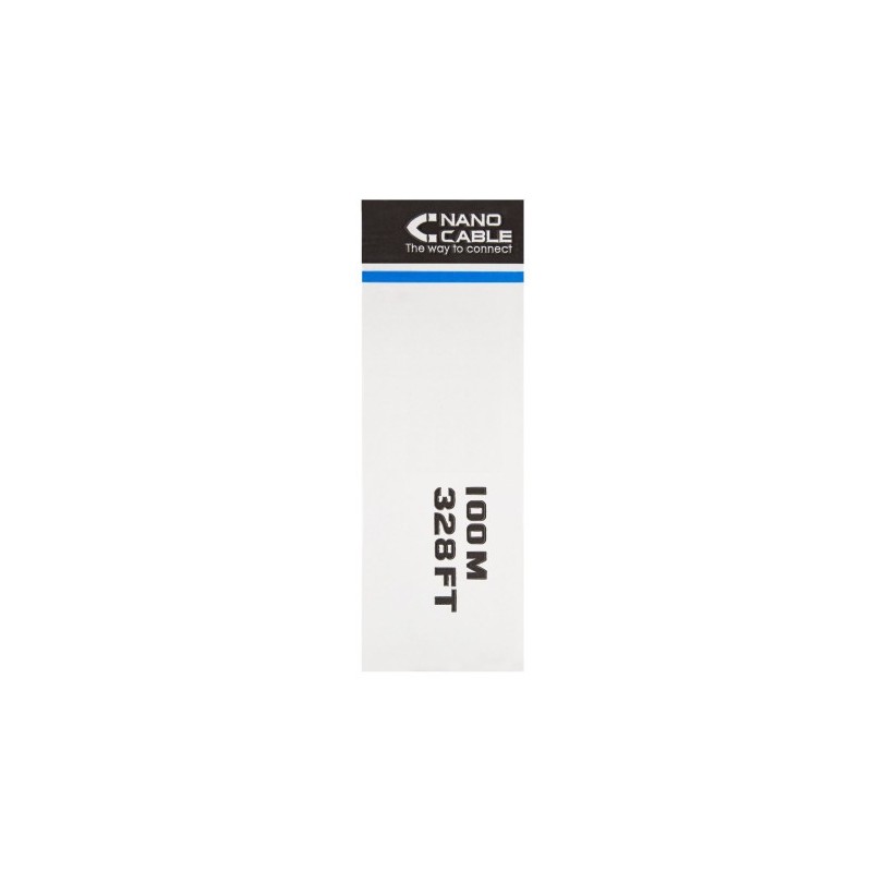 Nanocable CABLE RED RJ45 CAT.5E UTP RIGIDO AWG24, 100 M