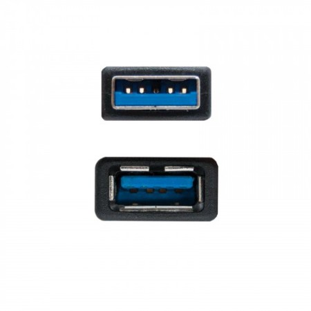 Nanocable CABLE USB 3.0, TIPO A/M-A/H, NEGRO, 1.0 M