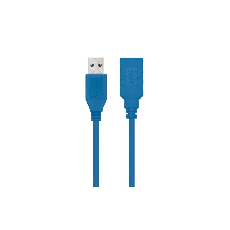 Nanocable CABLE USB 3.0, TIPO A/M-A/H, AZUL, 2.0 M