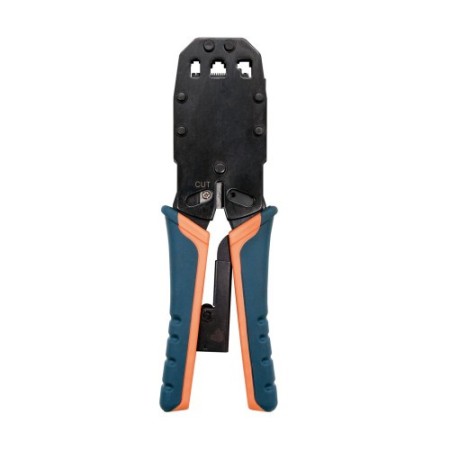 Nanocable 10.31.0102 crimpadora Herramienta para prensar Negro, Naranja