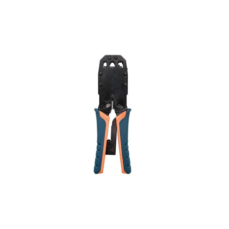 Nanocable 10.31.0102 crimpadora Herramienta para prensar Negro, Naranja
