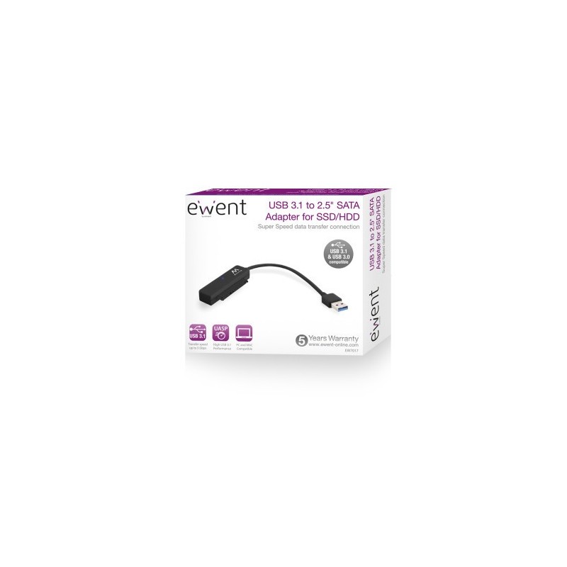 Ewent EW7017 tarjeta y adaptador de interfaz SATA