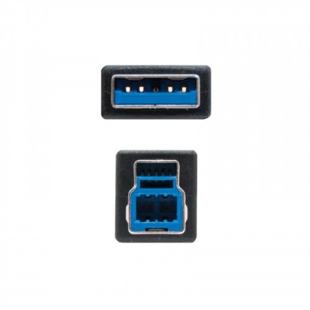 Nanocable 10.01.0802-BK cable USB 2 m 3.2 Gen 1 (3.1 Gen 1) USB A USB B Negro