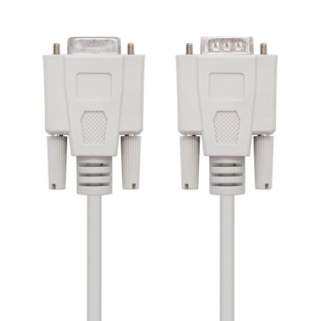 Nanocable 10.14.0502 cable de serie Beige 1,8 m DB9