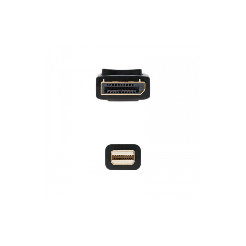 Nanocable DisplayPort, 2m Mini DisplayPort Negro