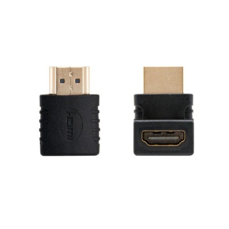 Nanocable 10.16.0011 cambiador de género para cable HDMI Negro