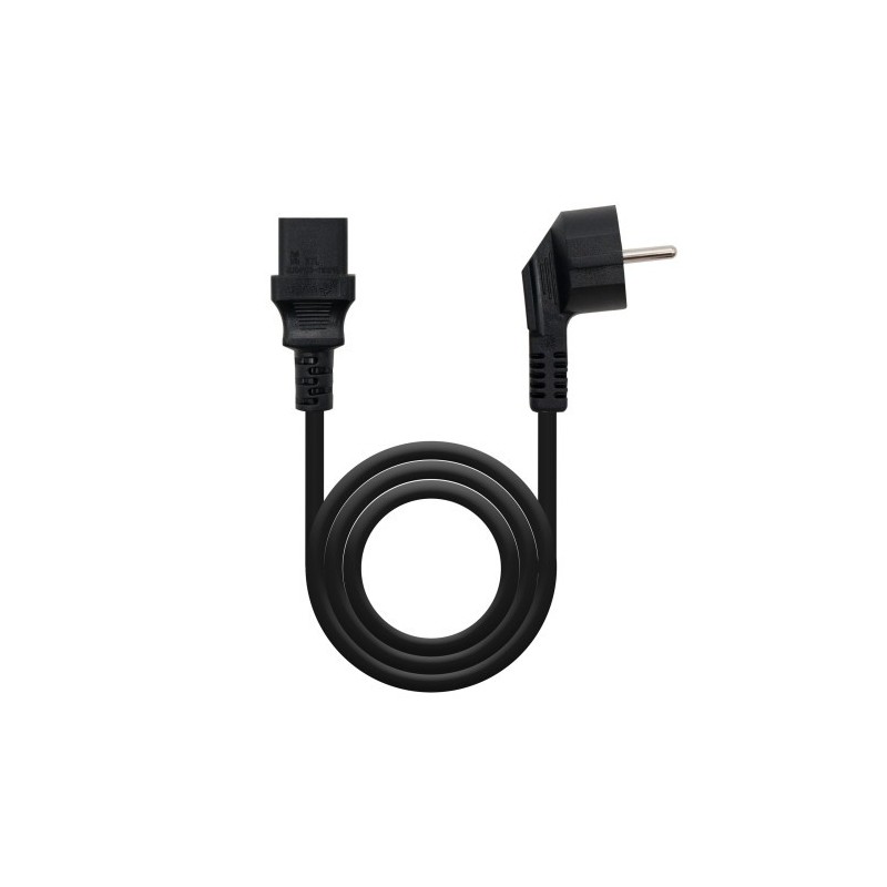 Nanocable 10.22.0105 cable de transmisión Negro 5 m C13 acoplador CEE7/7
