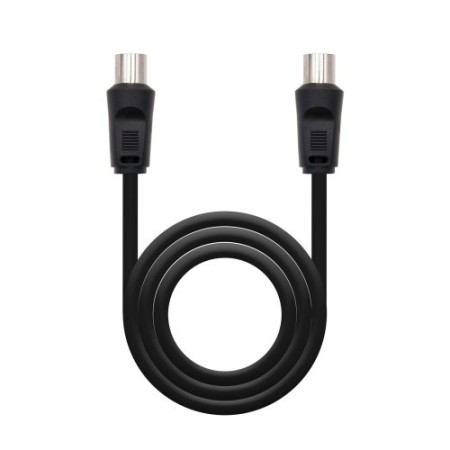 NANOCABLE CABLE ANTENA TV 75 OHM, M-H, 1.8 M (10.26.0202)
