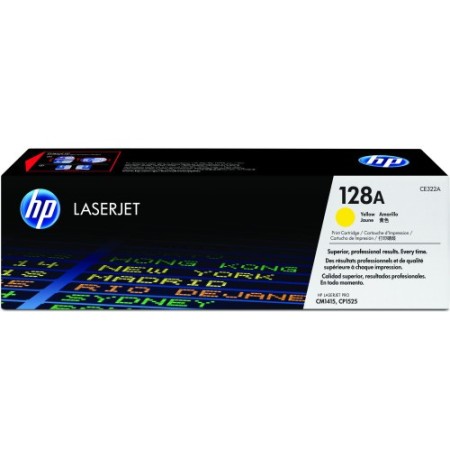 HP 128A TONER HP128A AMARILLO (CE322A)