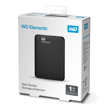 Western Digital WD Elements Portable disco duro externo 1000 GB Negro