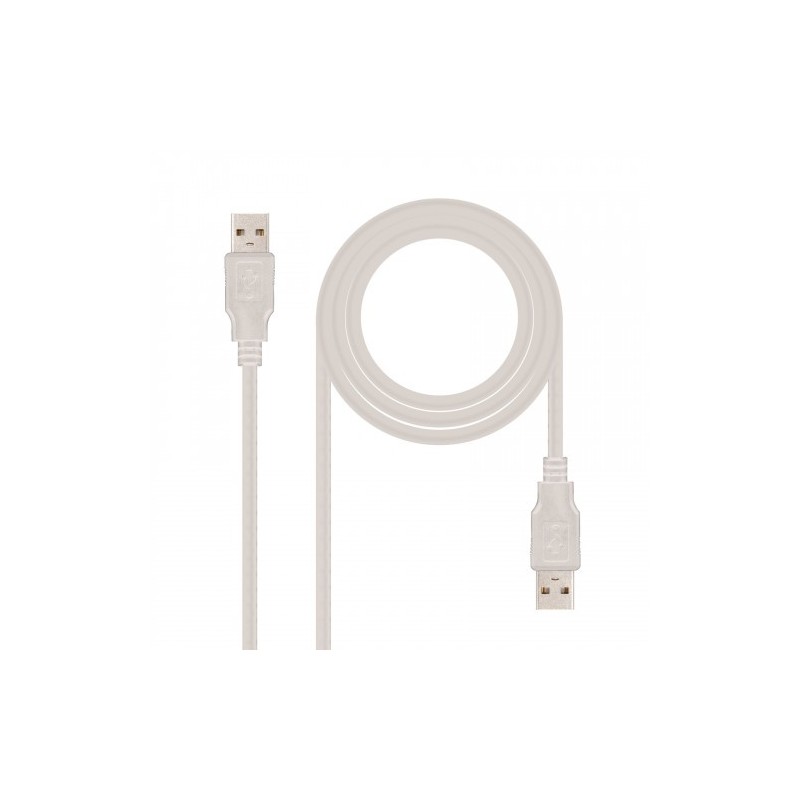 Nanocable CABLE USB 2.0, TIPO A/M-A/M, 2.0 M