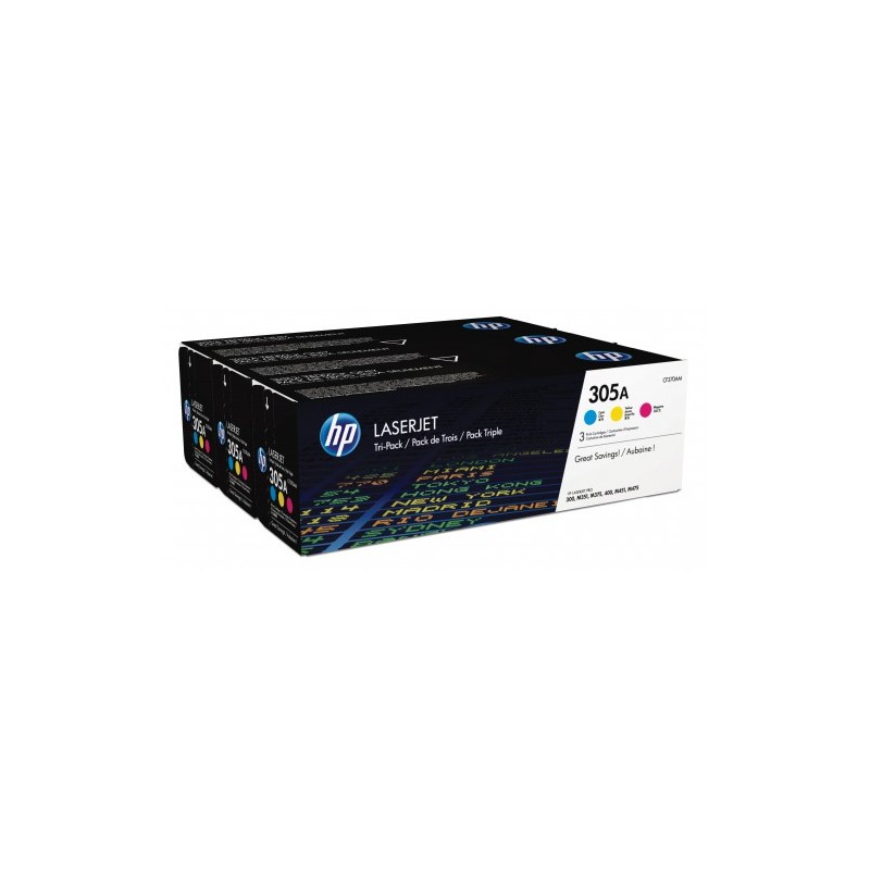 HP 305A TONER HP305A TRICOLOR (CF370AM)
