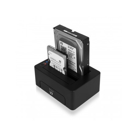 Ewent EW7014 base de conexión para disco duro Negro