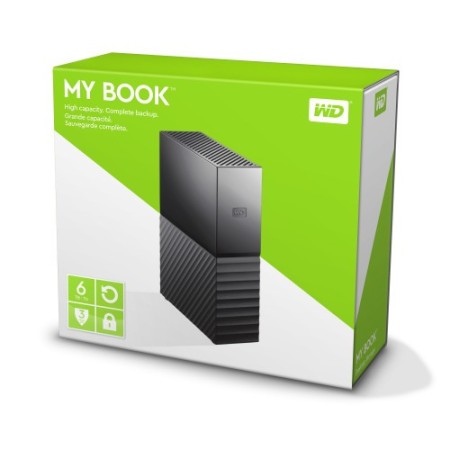 Western Digital My Book disco duro externo 6000 GB Negro