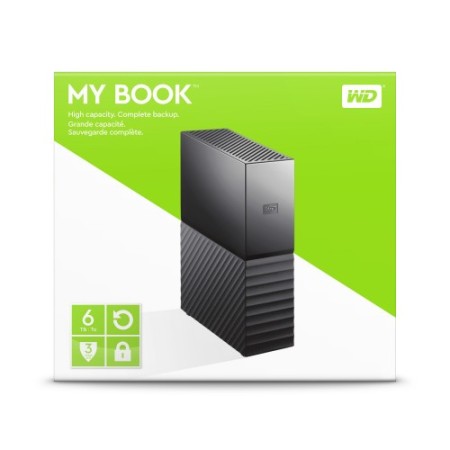 Western Digital My Book disco duro externo 6000 GB Negro