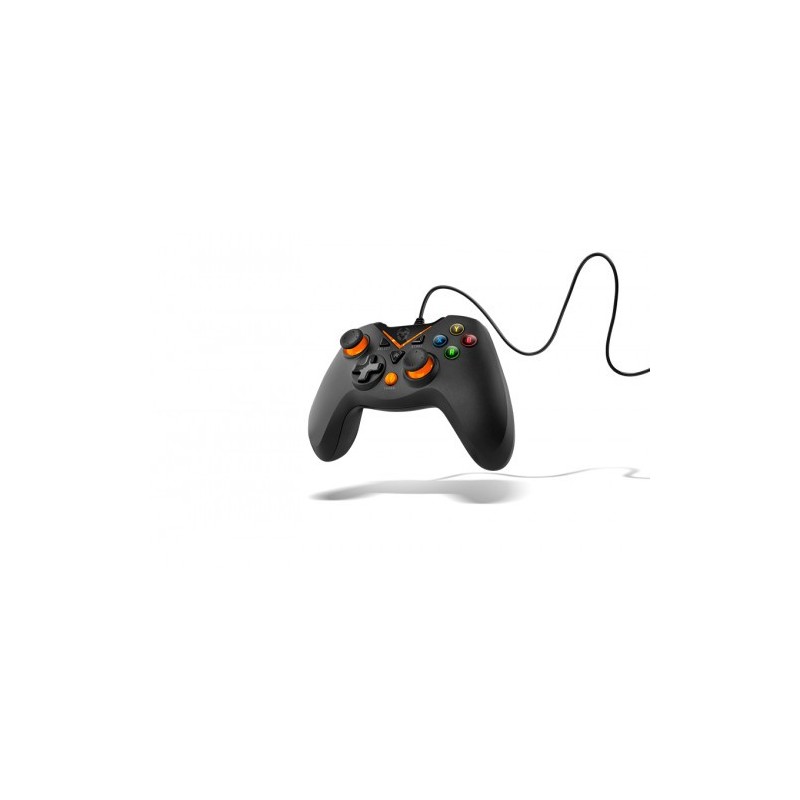 NOX NXKROMKEY mando y volante Gamepad Android,PC,Playstation 3 Analógico USB Negro