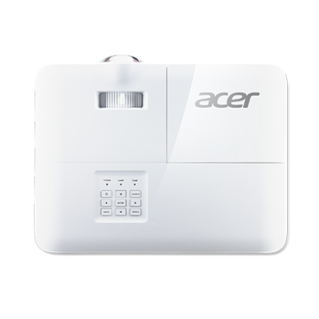 Acer S1286H videoproyector 3500 lúmenes ANSI DLP XGA (1024x768) Proyector instalado en el techo Blanco