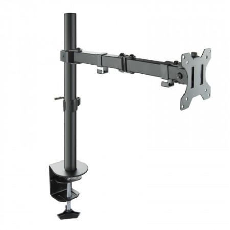 TooQ Soporte de Mesa Giratorio e Inclinable para Pantalla (Monitor / TV Plasma / LCD / LED) 13″-32″, de Un Brazo, max 8 kg, Negr