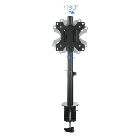 TooQ Soporte de Mesa Giratorio e Inclinable para Pantalla (Monitor / TV Plasma / LCD / LED) 13″-32″, de Un Brazo, max 8 kg, Negr
