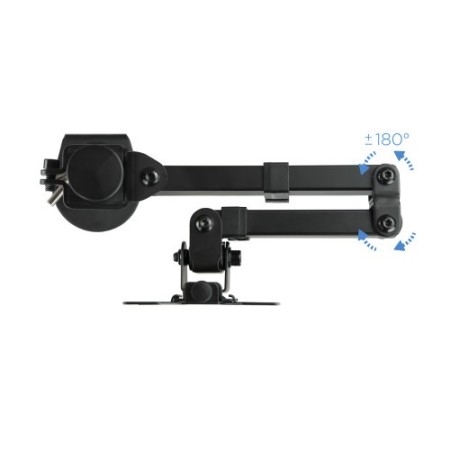 TooQ Soporte de Mesa Giratorio e Inclinable para Pantalla (Monitor / TV Plasma / LCD / LED) 13″-32″, de Un Brazo, max 8 kg, Negr