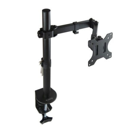 TooQ Soporte de Mesa Giratorio e Inclinable para Pantalla (Monitor / TV Plasma / LCD / LED) 13″-32″, de Un Brazo, max 8 kg, Negr