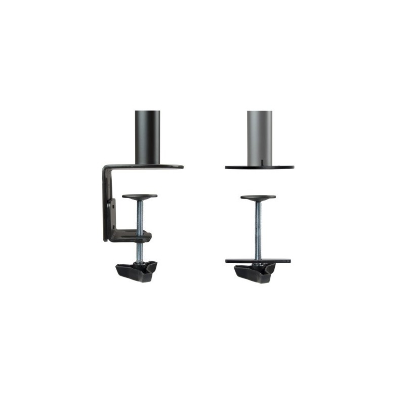TooQ Soporte de Mesa Giratorio e Inclinable para Pantalla (Monitor / TV Plasma / LCD / LED) 13″-32″, de Un Brazo, max 8 kg, Negr