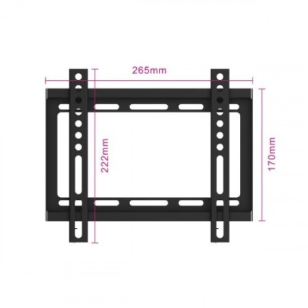 Ewent EW1501 soporte para TV 106,7 cm (42″) Negro